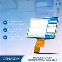 Kompatibles ODM 5 Zoll IPS TFT LCD Display-Modul 800x480 RGB Bildschirm Hohe Helligkeit für Automotive Industriesteuerung Smart