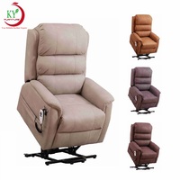 Fauteuil inclinable électrique Geeksofa ZOY en cuir à moteur unique pour personnes âgées – Idéal pour la maison et le bien-être