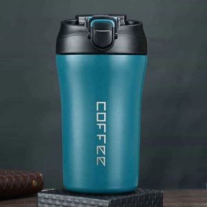 Taza de Café de Acero Inoxidable 304, Termo Portátil para Auto, Regalo de Oficina, Taza para Dos Bebidas - Product Image 6