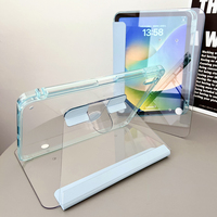 Étui en acrylique cristallin coloré pour iPad 10e génération 10,9 pouces (2022) iPad (A16) 11e génération 11 pouces (2025) avec emplacement pour stylet