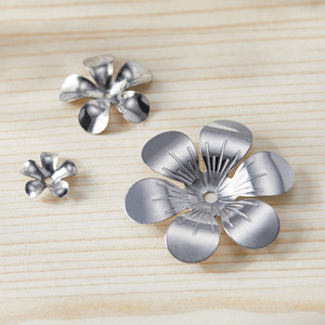 <strong>Manufacturing</strong> <strong>Supplies</strong> Flower Cap Beads End Caps Tassel Charms Stainless Steel Flower Bead Caps for <strong>Jewelry</strong> Making Accessories - Product Image 6