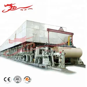 3600mm corrugating paper making machine use waste paper carton as raw material paper production line
