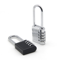Candado de Combinación de Aluminio con Código de 4 Dígitos, Candado Digital con Teclado para Equipaje y Cajas de Almacenamiento