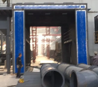 Salle de sablage professionnelle pour la préparation des surfaces dans l'industrie automobile