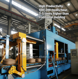 Máquina de Moldeo Vertical Totalmente Automática de Alta Velocidad sin Frascos |   Línea de Fundición de Alta Productividad de 240 Moldes/Hora - Product Image 3