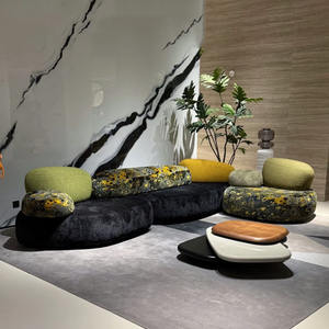 Nouvelle conception innovante de <span class=keywords><strong>canapé</strong></span> modulaire de style européen, design de galets inspiré de la <span class=keywords><strong>roche</strong></span>, <span class=keywords><strong>canapé</strong></span> de salon, design de <span class=keywords><strong>canapé</strong></span> en pierre de mousse - Product Image 1