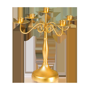 Retro Europese stijl romantische ijzeren kaarsenhouder thuis Noordse bruiloft tafel kandelaar decoraties foto rekwisieten ornamenten - Product Image 5
