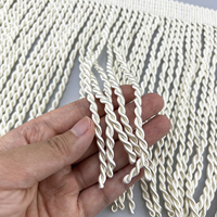Bordure en boucle tressée en rayonne 100% de haute qualité, 7 pouces, frange lisse en bullion pour canapé, rideau, coussin décoratif