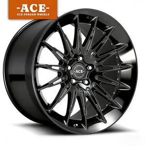 Rines de Aluminio Forjado Personalizados ACE Factory T6061, Rines Negros Personalizados para Porsche, BMW, Audi, Mercedes Benz, Mustang, <span class=keywords><strong>Supra</strong></span> - Product Image 1