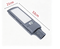 Lampe solaire tout-en-un pour rue, capteur de mouvement PIR, télécommande, étanche IP65, pour extérieur, route, jardin, parking