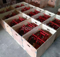 Planteuse de riz manuelle mini haute efficacité à 2 rangs avec engrenage central, machine à repiquer pour une productivité élevée