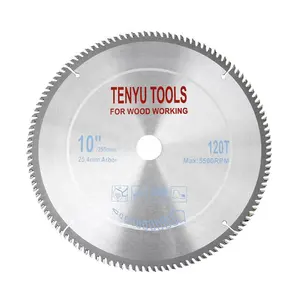 TCT lame de scie circulaire pour bois à usage général 10 pouces 120 dents