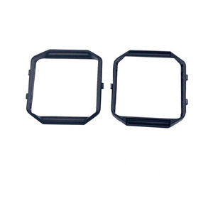 Fitbit Smart Watch Bezel Stainless Steel Black Silver Scratch Resistant Case Replacement Part - Product Image 2