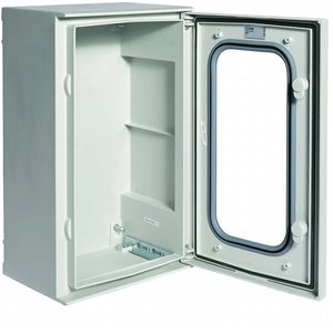 Armadio a parete Hager FL259B 560x300x200mm con porta trasparente per elettronica - Product Image 1