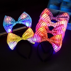 Bandeau pour nouvel an, <span class=keywords><strong>noël</strong></span> et nouvel an, à led, gros nœud, souris, mignon et doux, qualité supérieure, vente en gros - Product Image 5