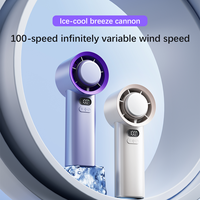 Ventilateur portable sans pales léger 2026 avec puce IA pour un refroidissement rapide en extérieur