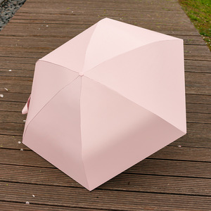 Paraguas de Bolsillo Manual Plegable de <span class=keywords><strong>5</strong></span> Secciones, Color Caramelo, Estilo Moderno y Minimalista, para Bolsa, Doble Uso, para Sol y Lluvia, Regalo, Venta al Por Mayor, Novedad 2026 - Product Image 2