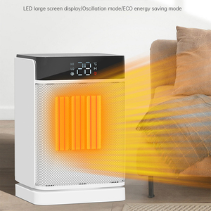 Calentador Eléctrico de Cerámica de 1KW con Control Remoto, Protección Antivuelco y Seguridad contra Sobrecalentamiento, Portátil para Auto y Escritorio - Product Image 2