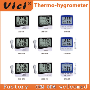 Termohigrómetro <span class=keywords><strong>Digital</strong></span> de Lectura Instantánea 288B-CTH con Pantalla Grande y Visualización de la Hora - Product Image 6