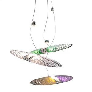 Lustre de bar vintage de taille moyenne de style Renaissance italienne pour restaurant, espace commercial, salon, ovale, blanc chaud - Product Image 5