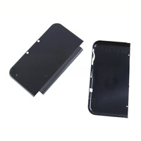 Coques supérieure et inférieure pour console de jeu, côtés A+E, accessoires, couvercle de batterie, matériau ABS pour NEW 3DSXL/LL, filaire, noir