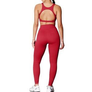 Soutien-gorge de sport d'été pour femmes, vente en gros, personnalisable, sensation de nu, dos ouvert, design imperméable, style simple, options grandes tailles - Product Image 5