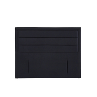 Tête de lit en tissu de lin moderne et luxueux, cadre en bois, design pliable, taille Queen/King, trous de montage attachés