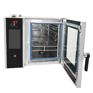 Horno de Convección Eléctrico de Vapor de 4 Bandejas de Acero Inoxidable para Pizzería, Comida Rápida, Horno Combinado Comercial - Product Image 3