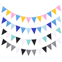 Fanions multicolores Banderoles Bannière Événements sportifs Fête d'anniversaire Publicité Drapeaux suspendus Décoration Drapeaux à cordes