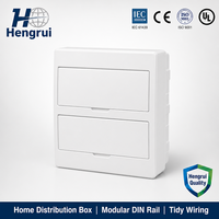 Boîtier de distribution PZ30, unité modulaire de consommation, MCB, RCD, RCBO, rail DIN, porte transparente, montage mural résidentiel