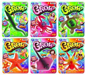 Ensemble d'animaux marins extensibles, créatures aquatiques magiques, animaux aquatiques géants qui grandissent dans l'eau, fournitures de fête pour le plaisir - Product Image 2