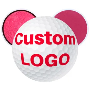 PGM-bolas de golf personalizadas, impresión premium, color blanco, con logotipo