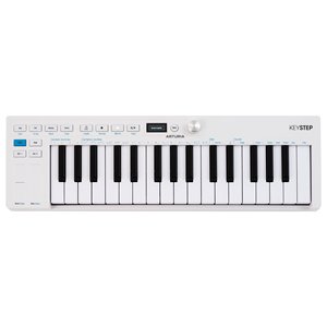 Controlador MIDI Arturia Keystep de 32 Teclas, Blanco, de Plástico, con Teclas Sensibles a la Velocidad para Producción Musical Profesional - Product Image 1
