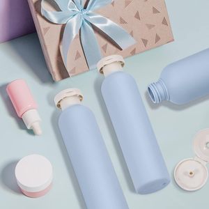 Luxury Matte Green 200ml 300ml 500ml HDPE Squeeze <b>Plastic</b> Shampoo Bottles for Cosmetic Skincare Body Wash Lotion <b>Packaging</b> - Product Image 6