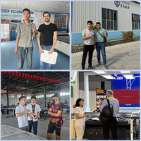 Machine de découpe numérique à plat Yuchon 2025 CNC automatique pour tissus de stores enrouleurs, stores zébrés et tissus pare-soleil