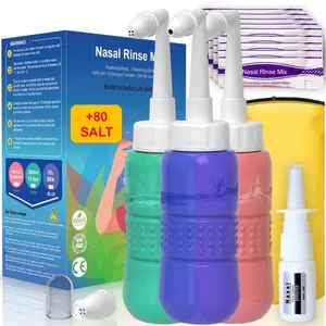 OEM/ODM 300毫升鼻清洗机健康安全鼻腔清洗器便携式洗鼻器适用于成人儿童