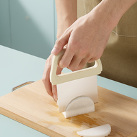 Spatule à crème en acier inoxydable, spatule de pâtisserie, racloir à farine et nouilles, coupe-frites domestique, découpe-pâte