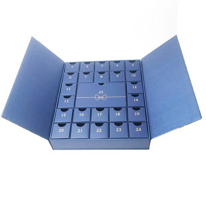 Tùy Chỉnh Rỗng Giấy Các Tông Đồ Trang Sức Sô Cô La Advent Lịch Hộp Thấp <span class=keywords><strong>Qoq</strong></span> Từ Đóng Cửa Miếng Bọt Biển Lót Vật Liệu Tái Chế - Product Image 3