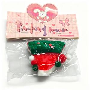 Juguete Antiestrés de TPR Suave con Forma de Sombrero de Gnomo Navideño para Niños, Juguete Blandito para Aliviar el Estrés Navideño - Product Image 3