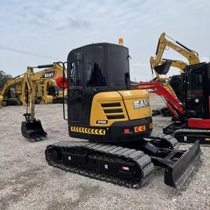 Excavadora Sany SY55U 90% nueva, original de China, con certificación EPA y CE. Excavadora Sany SY55U. - Product Image 1