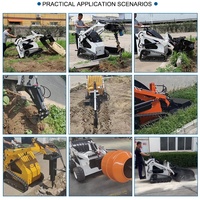 Pièces d'accessoires pour engins de construction pour mini-excavatrices et chargeuses compactes