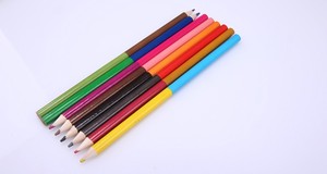 Matite Colorate Personalizzabili a Doppia Punta <span class=keywords><strong>8</strong></span>/16 Colori per Disegno Bambini, Scuola e Ufficio - Product Image 1