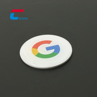 Etiqueta NFC Personalizada de Epoxi, Etiqueta NFC con Forma de Moneda para Reseñas de Google, Compartir en Redes Sociales, Tarjeta de Visita, Herramienta de Marketing sin Contacto