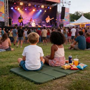 Foam Seat <b>Cushion</b> Custom Wholesale Moisture-proof Mat with <b>Storage</b> Bag for Music Festivals - Product Image 3