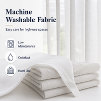 Cortinas de Voile de Lujo para Hoteles, Cortinas Transparentes al por Mayor de Fábrica para Habitaciones, Oficinas y Edificios, Tamaño Personalizado