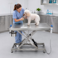 Table de traitement vétérinaire XY ACS02 avec élévateur électrique, cadre en acier inoxydable et deux options de taille pour les interventions chirurgicales quotidiennes des animaux de compagnie