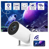 Hy300 PRO Portable mini projecteur 4K hd android 11 projecteur intelligent proyector 160 ANSI lumen home cinéma projecteur