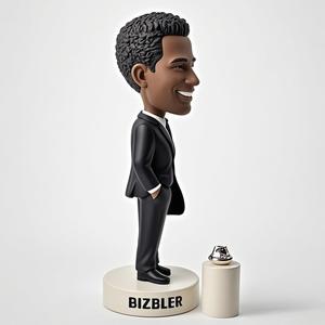 Personalizzabile in resina Bobble Head nuovo modello di figura dello sposo <span class=keywords><strong>immagine</strong></span> realistica fatta a mano per la decorazione della casa artigianato uso souvenir - Product Image 3