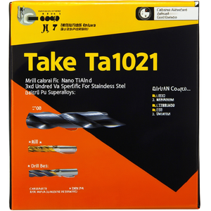 ดอกสว่านคาร์ไบด์ Ttake Ta1021เคลือบนาโน TiAlN ขนาด3xD แบบไม่มีรูเจาะพิเศษสำหรับสเตนเลสและซูเปอร์อัลลอยพียู - Product Image 2