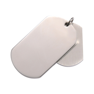 <span class=keywords><strong>Colgante</strong></span> de Placa de Identificación Estilo Industrial Punk, Acero Inoxidable 316L con Incrustaciones de Fibra de Carbono, Baño de Oro PVD IP - Product Image 4